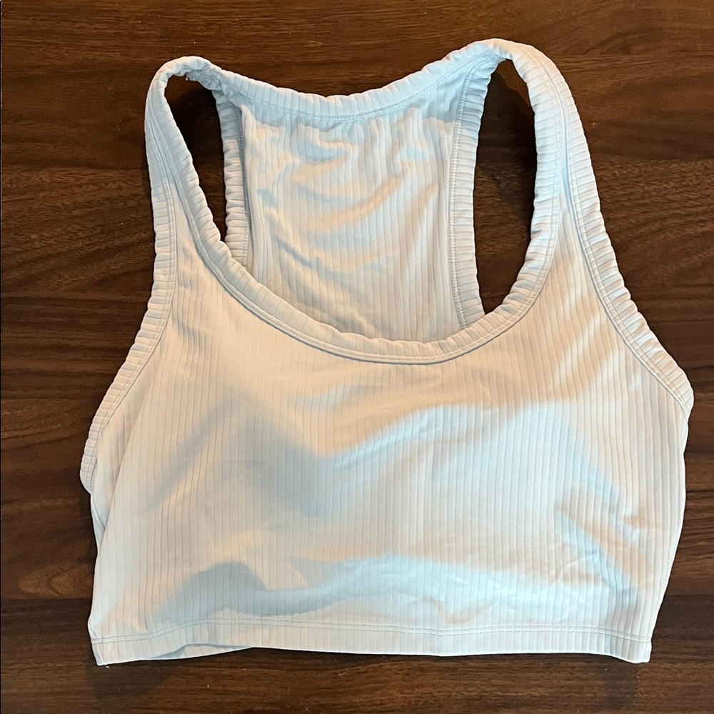 All in Motion Light Blue Crop Top